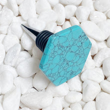 Load image into Gallery viewer, Hexagon Stone Wine Stopper