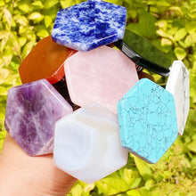 Load image into Gallery viewer, Hexagon Stone Wine Stopper