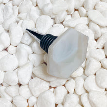 Load image into Gallery viewer, Hexagon Stone Wine Stopper