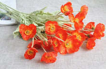 Load image into Gallery viewer, Artificial Poppy Flower