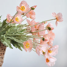 Load image into Gallery viewer, Artificial Poppy Flower