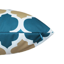 Load image into Gallery viewer, Blue Geometric Outdoor Cushion cover