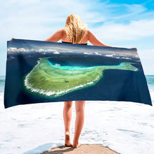 Load image into Gallery viewer, The Great Barrier Reef Quick Dry Beach Towel