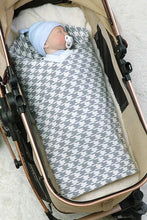 Load image into Gallery viewer, Grey Cotton Baby Blanket