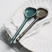 Load image into Gallery viewer, Ceramic Glazed Spoon