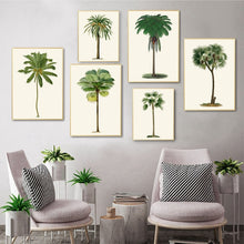 Load image into Gallery viewer, Vintage Tropical palm Tree Print #3