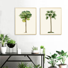 Load image into Gallery viewer, Vintage Tropical palm Tree Print #3