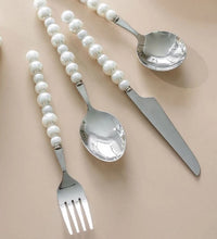 Load image into Gallery viewer, Stainless Steel Pearl Cutlery Set 4pcs