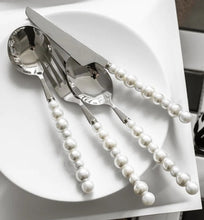 Load image into Gallery viewer, Stainless Steel Pearl Cutlery Set 4pcs