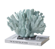 Load image into Gallery viewer, Blue Resin Coral Ornament