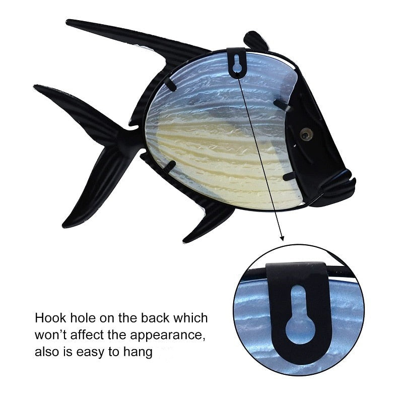 Metal Lookdown Fish Wall Art HAREWOOD INTERIORS