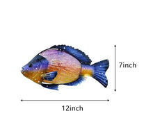 Load image into Gallery viewer, Metal Spotted Sun Fish Wall Art