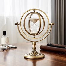 Load image into Gallery viewer, Vintage Metal Hourglass Timer