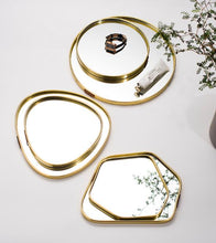 Load image into Gallery viewer, Luxury Gold Mirror Tray