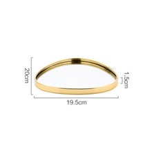 Load image into Gallery viewer, Luxury Gold Mirror Tray