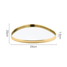 Load image into Gallery viewer, Luxury Gold Mirror Tray