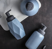 Load image into Gallery viewer, Blue Ceramic Foam Soap Dispenser
