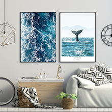 Load image into Gallery viewer, Deep Sea Waves Canvas Print
