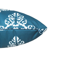 Load image into Gallery viewer, Blue &amp; White Outdoor Cushion Cover
