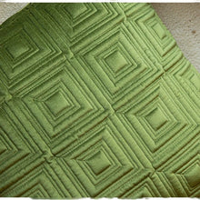 Load image into Gallery viewer, Pistachio Green Geometric Pattern Cushion Cover
