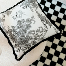 Load image into Gallery viewer, Black &amp; White Jungle Animal Cushion Cover
