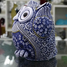 Load image into Gallery viewer, 3 Owl Figurines See No Evil Hear No Evil Speak No Evil
