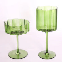 Load image into Gallery viewer, Colourful Retro Petal Cocktail Glasses
