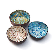Load image into Gallery viewer, Handmade Coconut Shell Bowl - Blue
