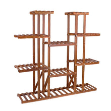 Load image into Gallery viewer, Wooden Multi-Tier Plant Stand
