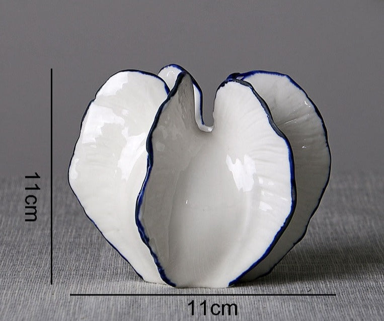 Small Decorative Carambola Ceramic Vase
