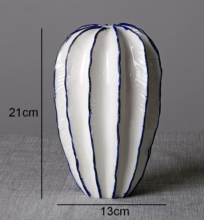 Carambola Decorative Ceramic Vase