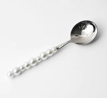 Load image into Gallery viewer, Stainless Steel Pearl Cutlery Set 4pcs
