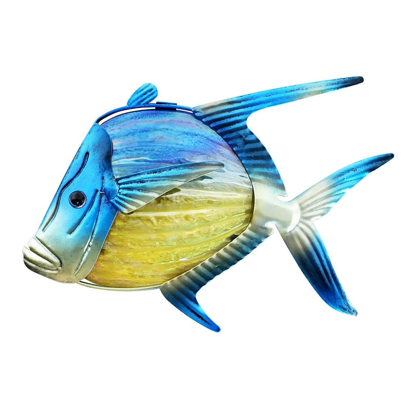 Metal Lookdown Fish Wall Art HAREWOOD INTERIORS